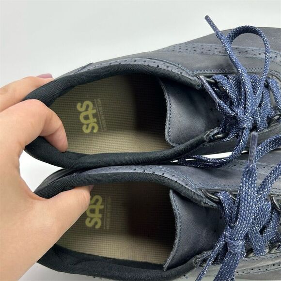 Amazon.com | SAS Walk Easy Indigo/Blueberry 4 M (M) (B  SAS Women\'s Walk Easy Blue Sneakers 9W Lace Up Comfort Casual Shoes Comfort